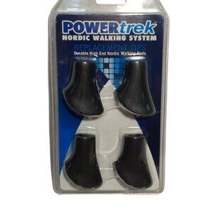 PowerTrek Nordic Walking System Replacement Tips Pads Outdoor Sports Fitness-